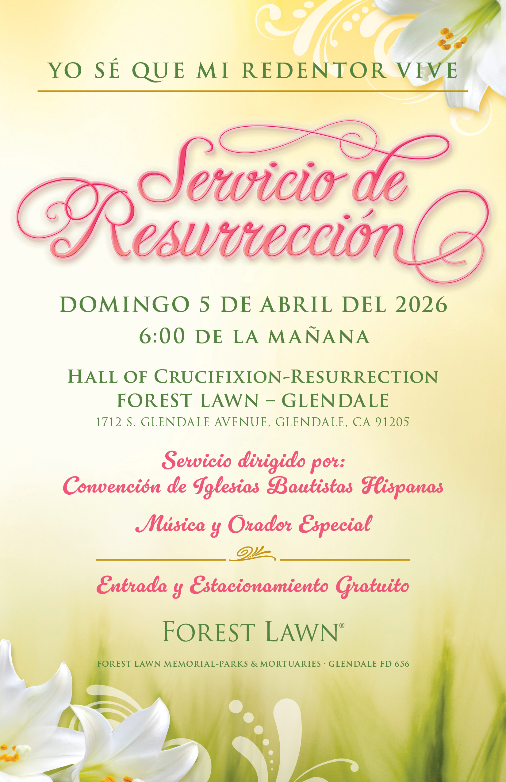 2024 Easter Forest Lawn Glendale