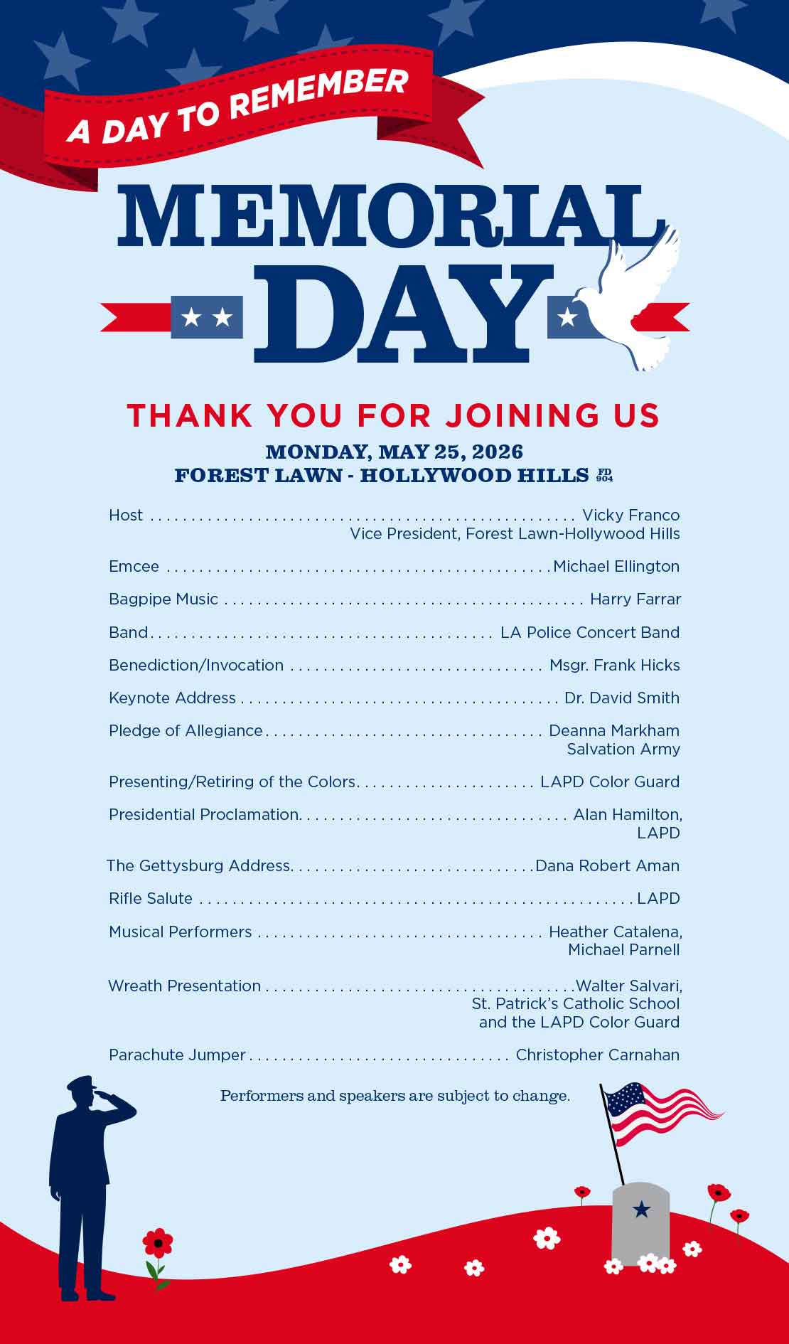 Memorial Day 2026